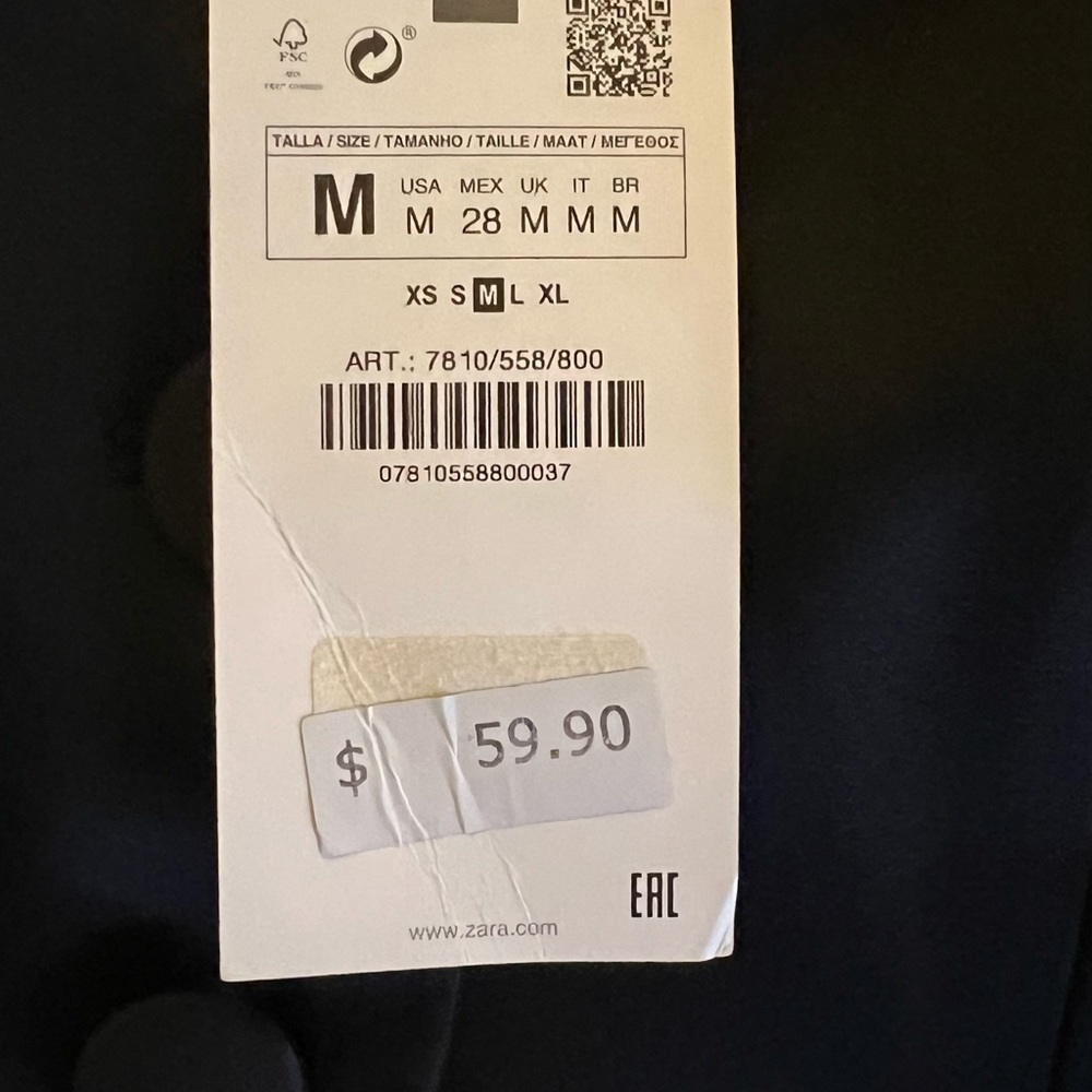 Dark blue satin corset. Size Med